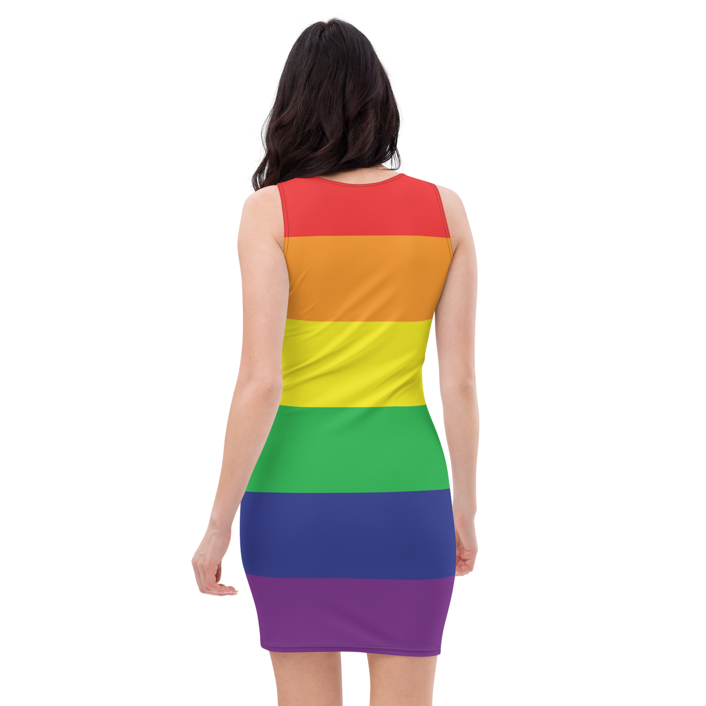 Rainbow Pride Flag Bodycon dress