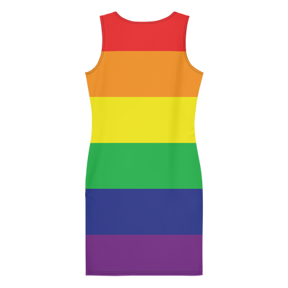 Rainbow Pride Flag Bodycon dress