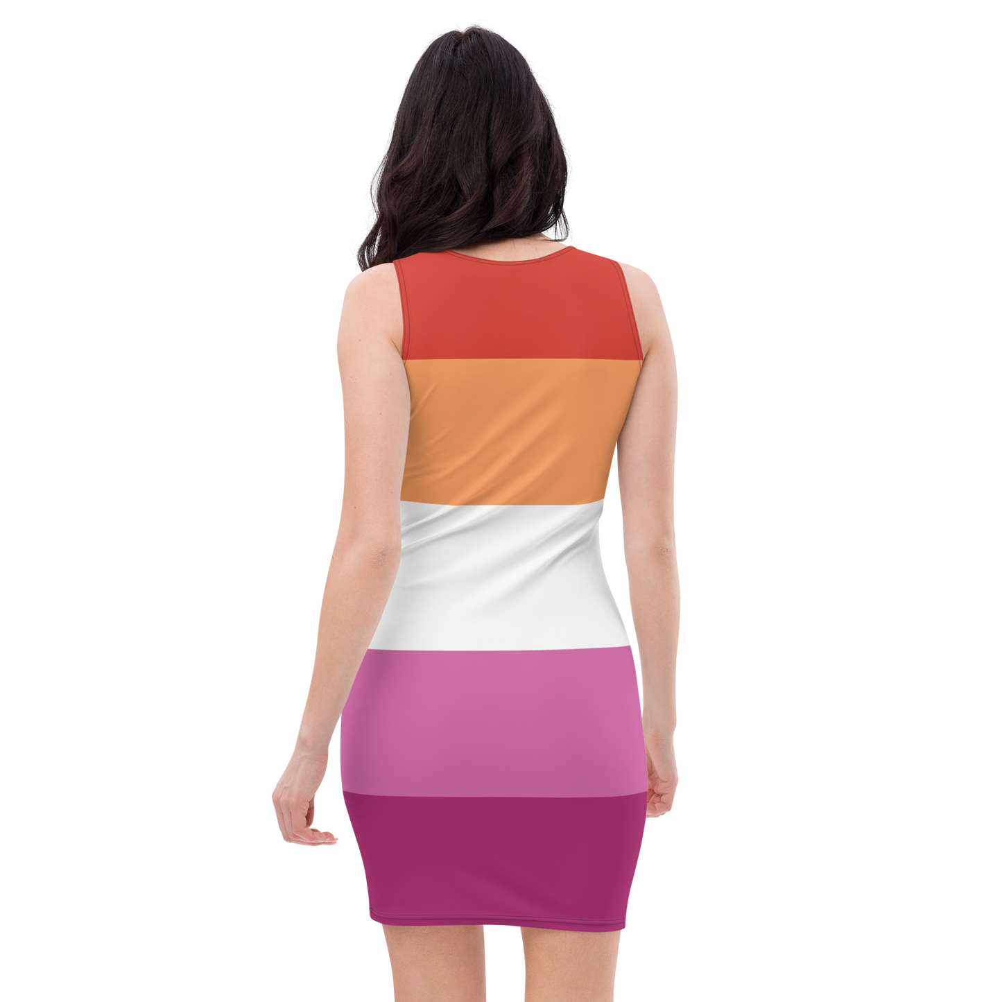 Lesbian Pride Flag Bodycon dress