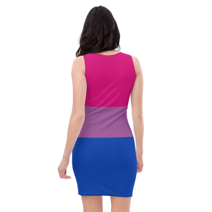 Bi Pride Flag Bodycon dress