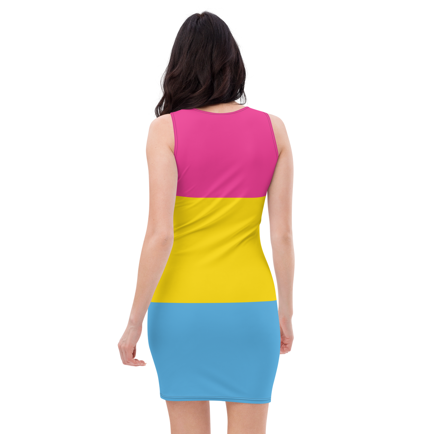 Pan Pride Flag Bodycon dress