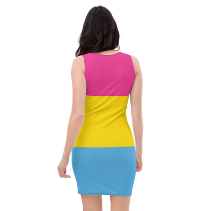 Pan Pride Flag Bodycon dress