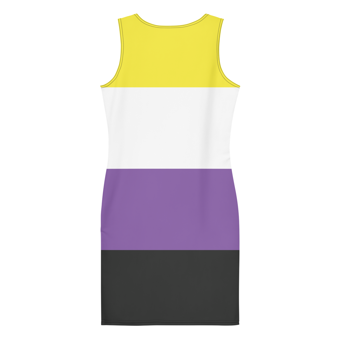 Enby Pride Flag Bodycon dress