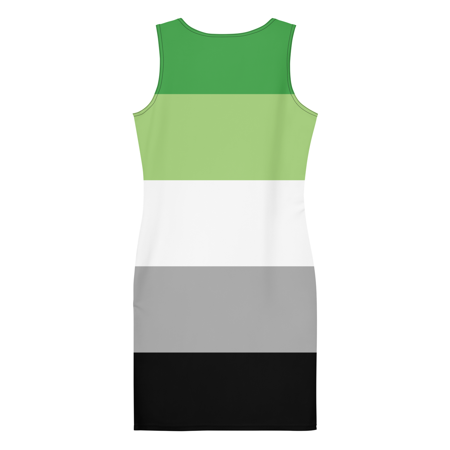 Aro Pride Flag Bodycon dress