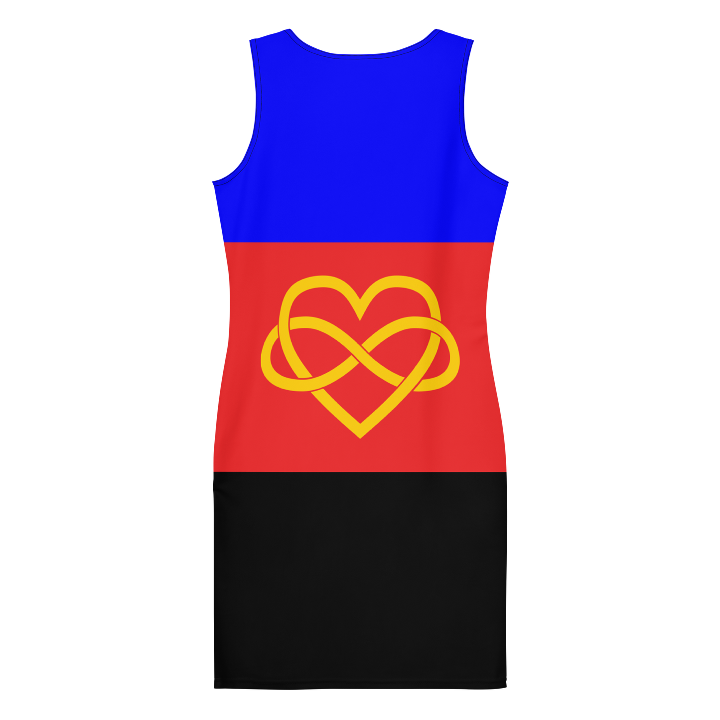 Polyamory Pride Flag Bodycon dress