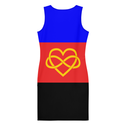 Polyamory Pride Flag Bodycon dress