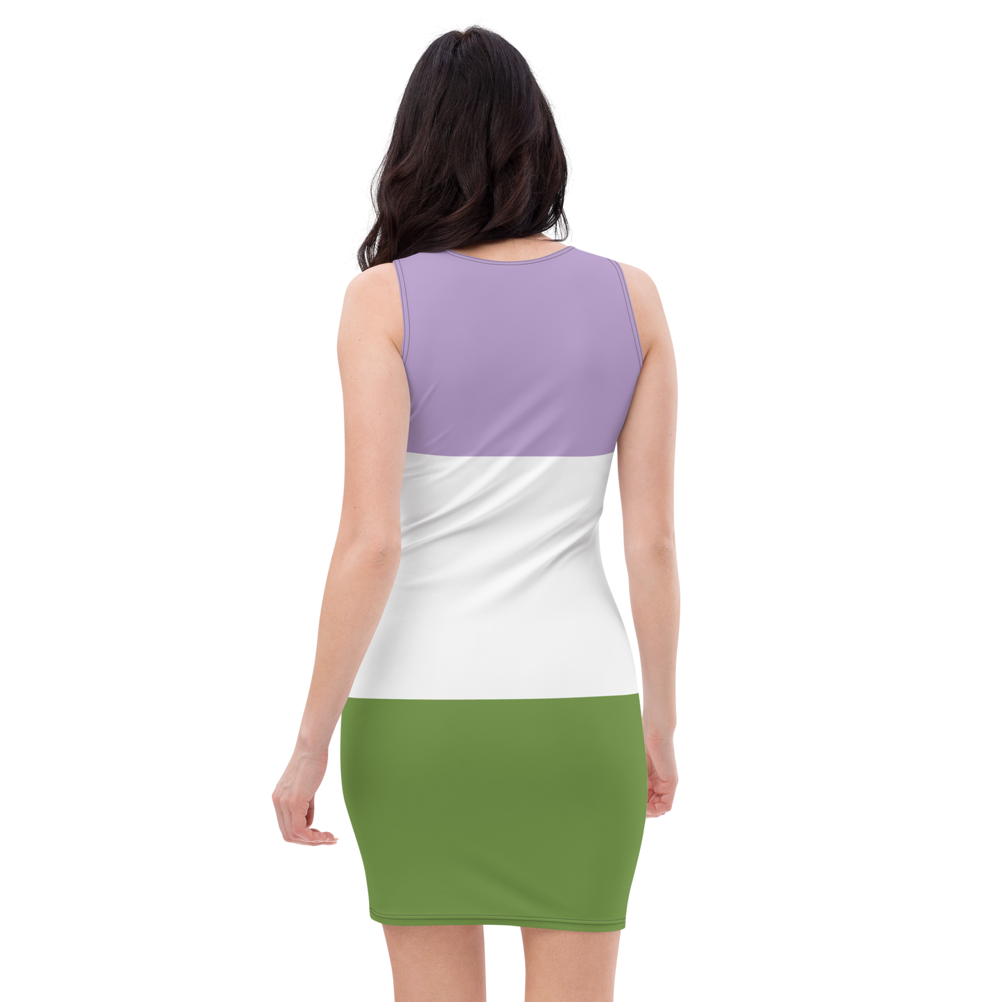 Genderqueer Pride Flag Bodycon dress