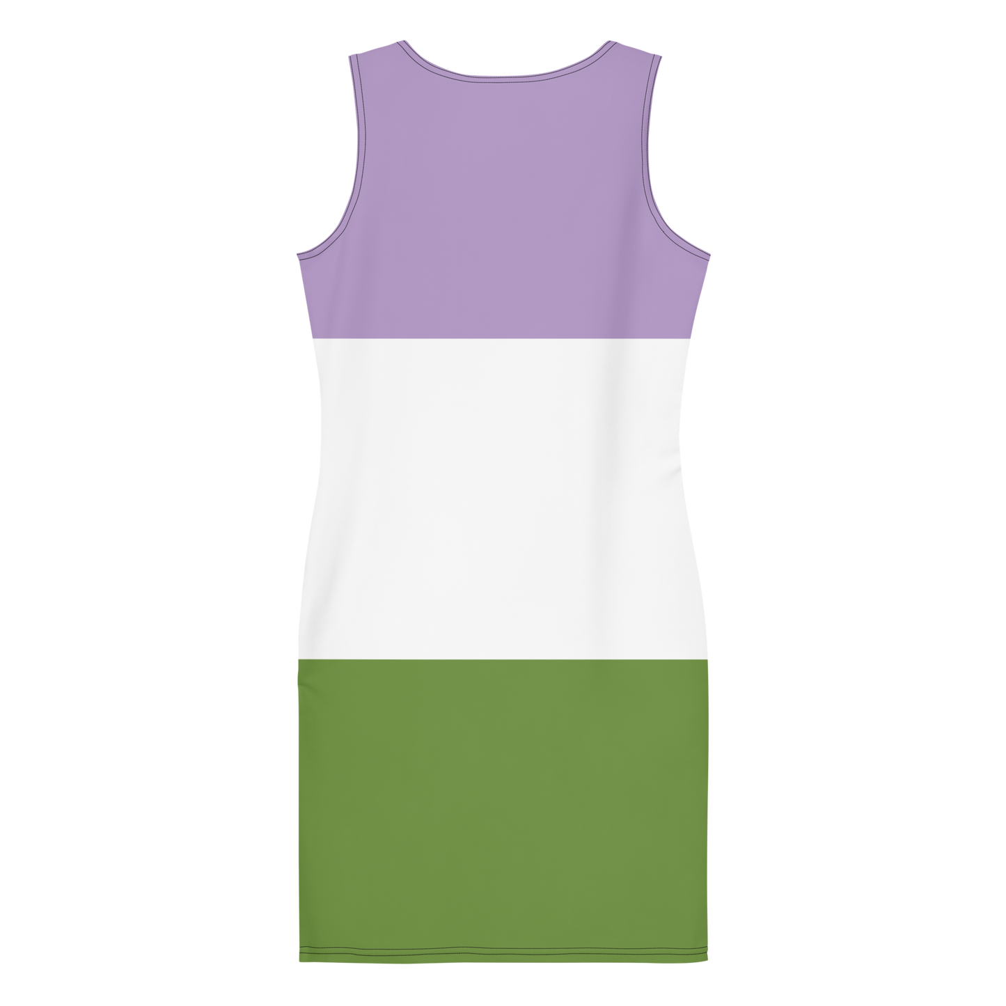 Genderqueer Pride Flag Bodycon dress