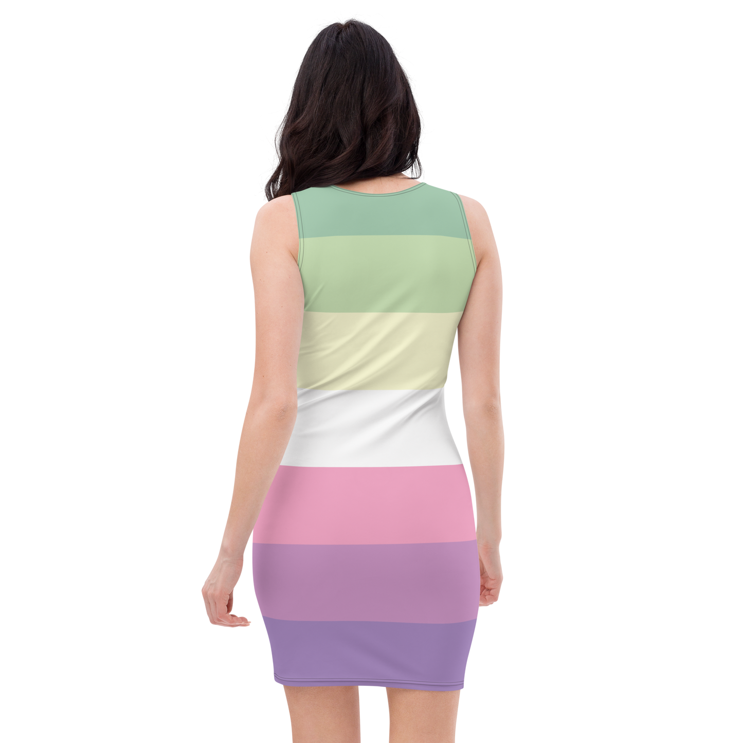 Genderfae Pride Flag Bodycon dress