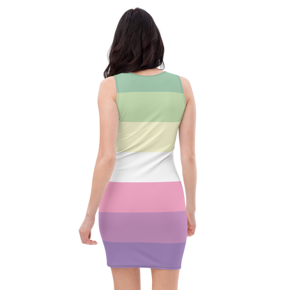 Genderfae Pride Flag Bodycon dress