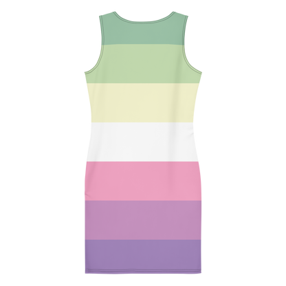 Genderfae Pride Flag Bodycon dress