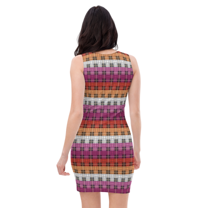 Lesbian Plaid Bodycon dress