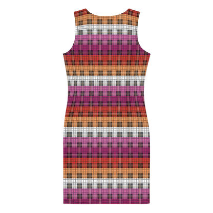 Lesbian Plaid Bodycon dress