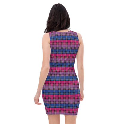 Bi Plaid Bodycon dress