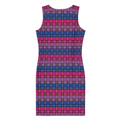 Bi Plaid Bodycon dress