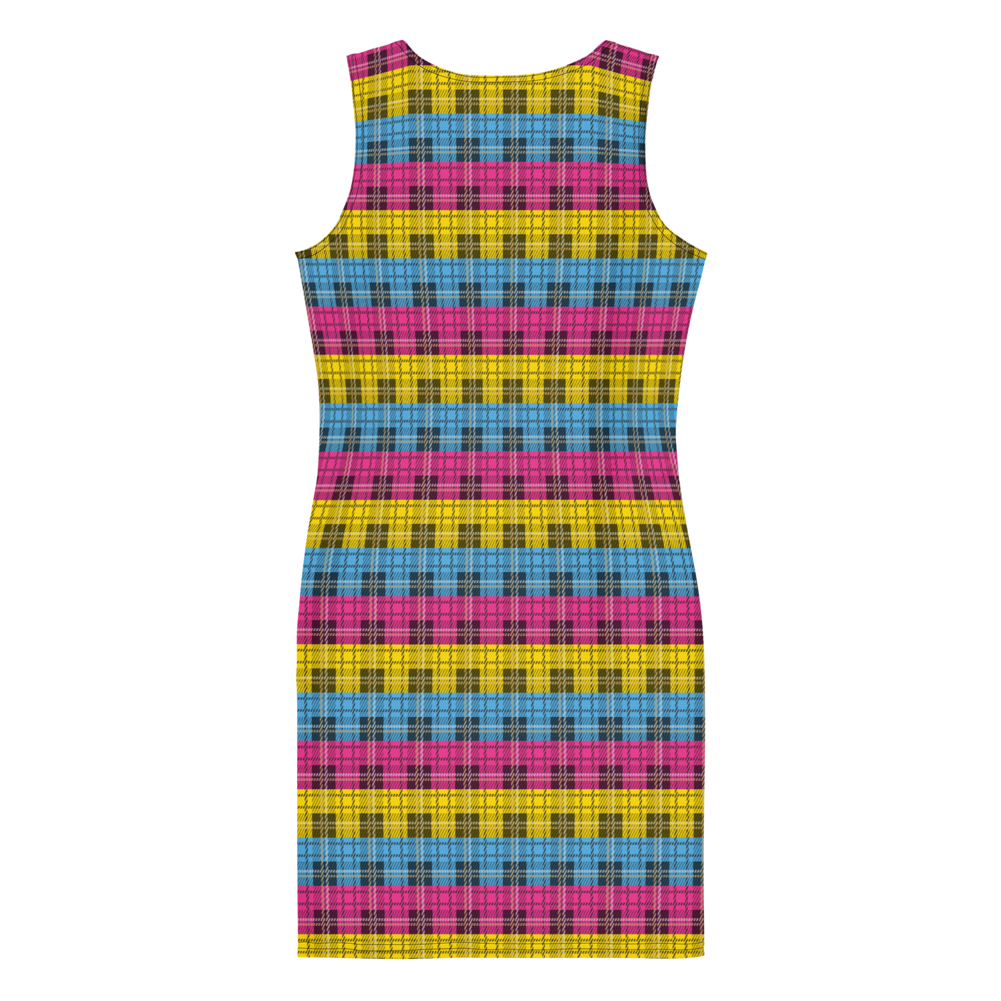 Pan Plaid Bodycon dress