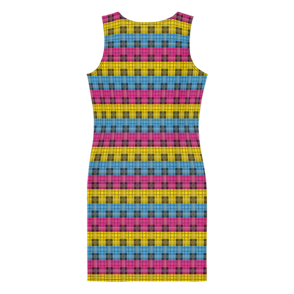 Pan Plaid Bodycon dress