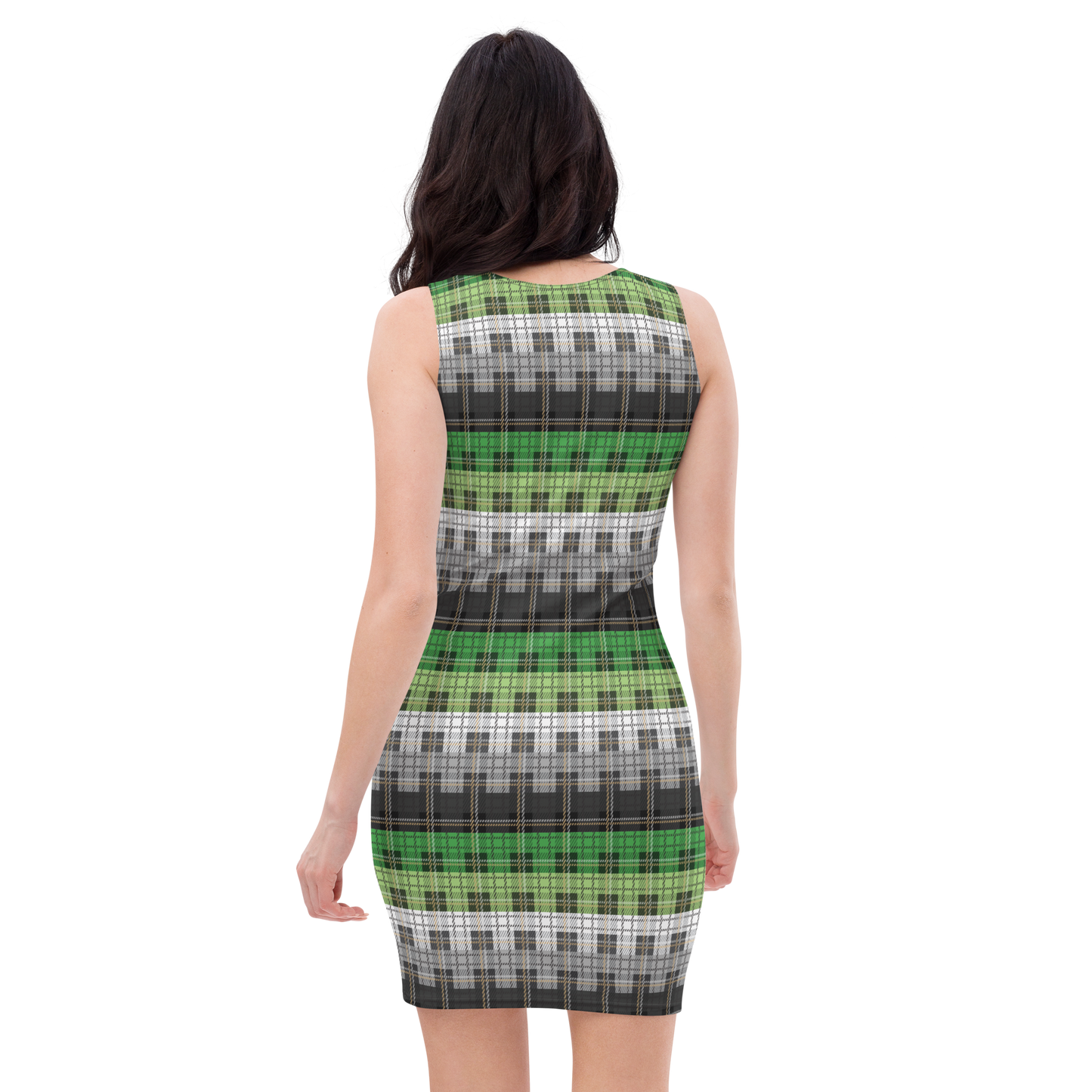 Aro Plaid Bodycon dress