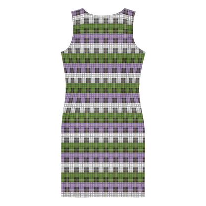 Genderqueer Plaid Bodycon dress