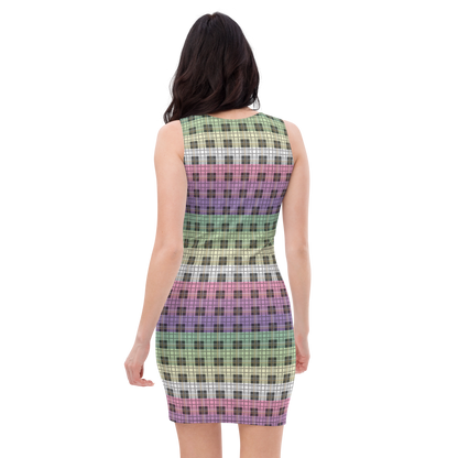 Genderfae Plaid Bodycon dress