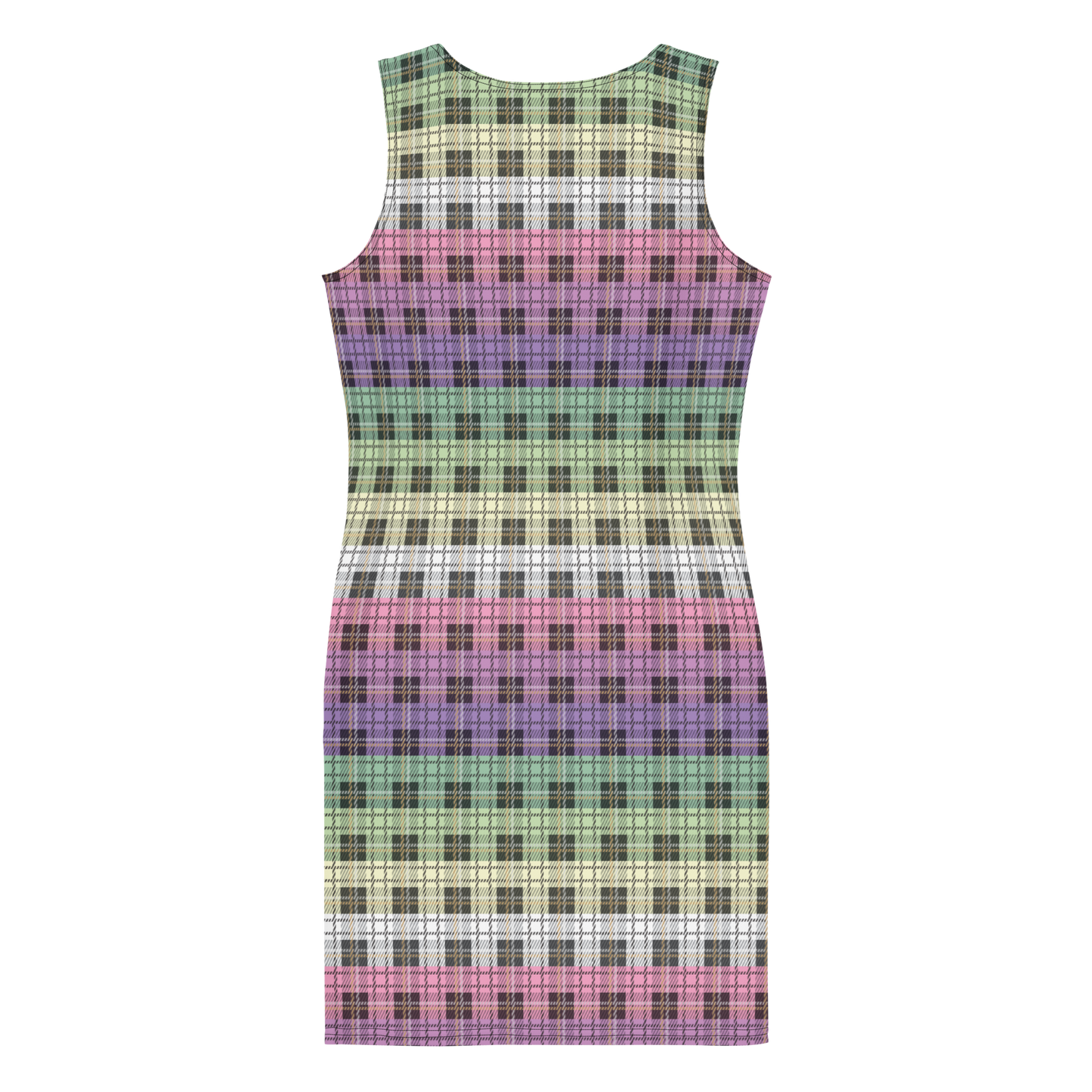 Genderfae Plaid Bodycon dress