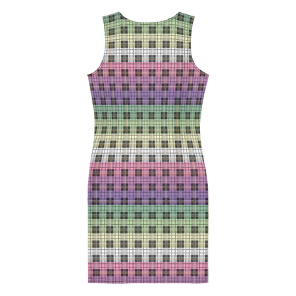 Genderfae Plaid Bodycon dress