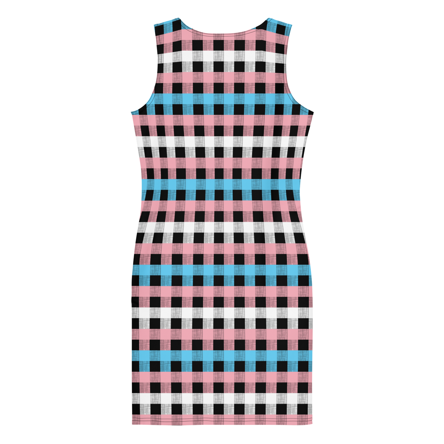 Trans Flannel Bodycon dress