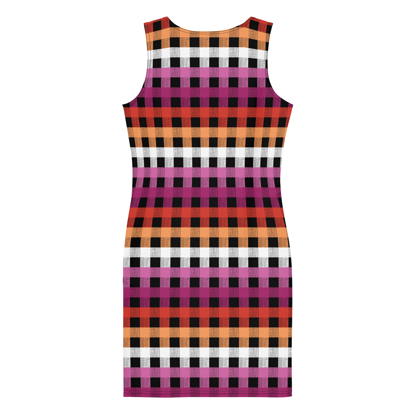 Lesbian Flannel Bodycon dress