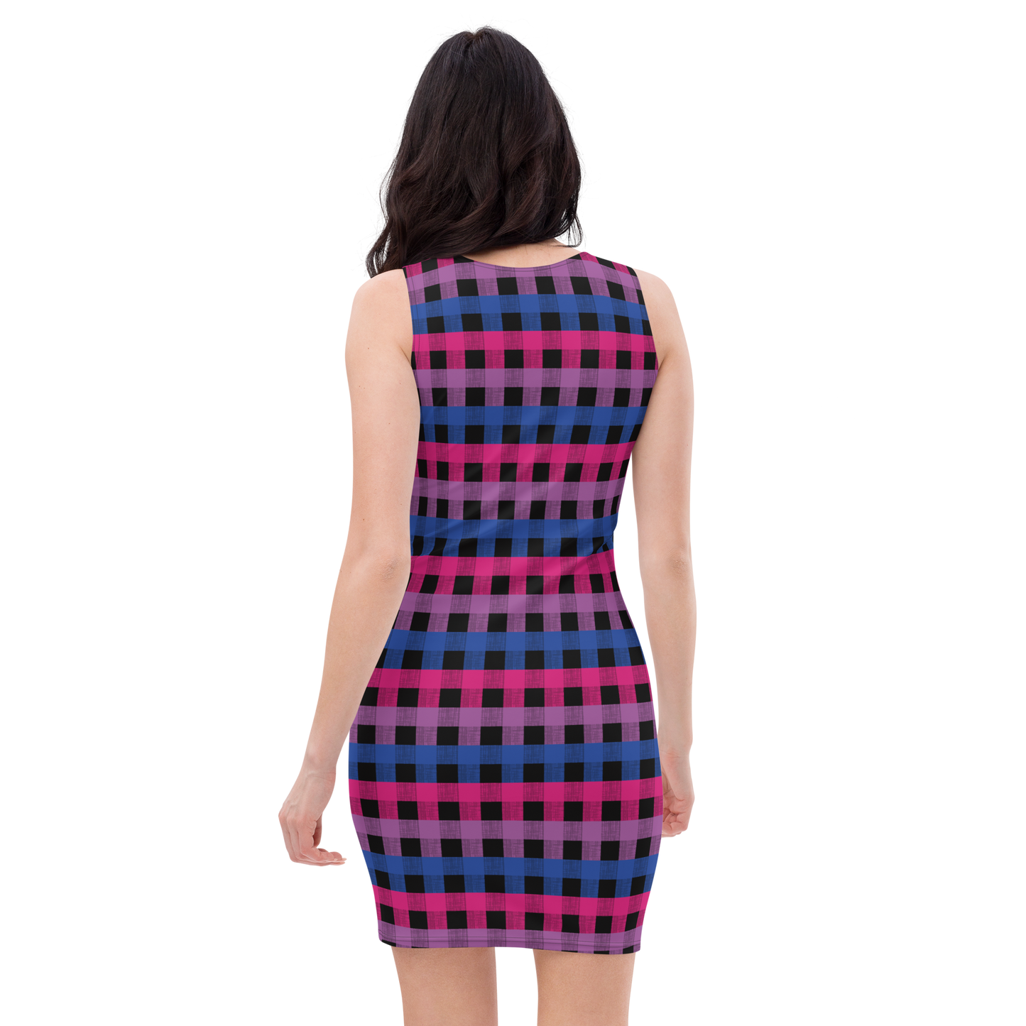 Bi Flannel Bodycon dress