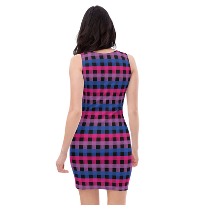 Bi Flannel Bodycon dress