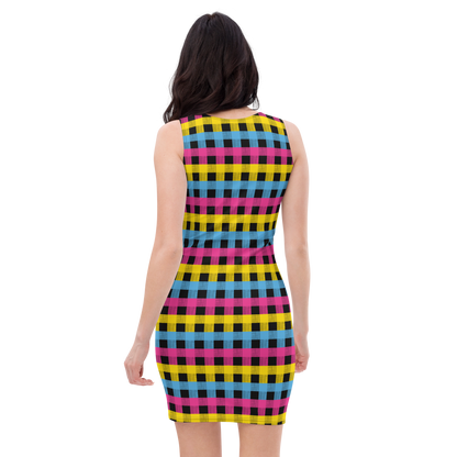 Pan Flannel Bodycon dress