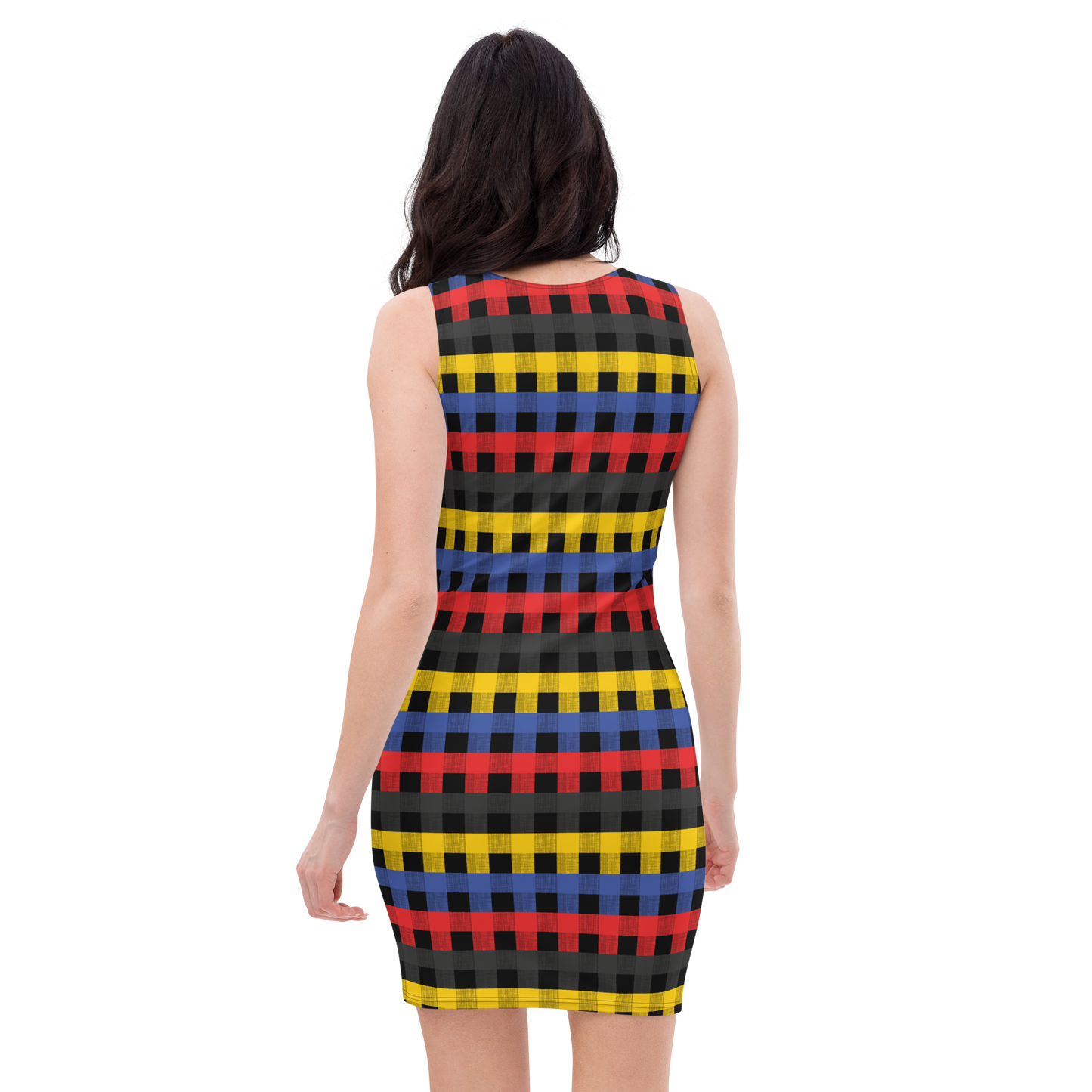 Poly Flannel Bodycon dress