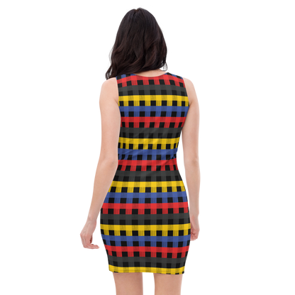 Poly Flannel Bodycon dress