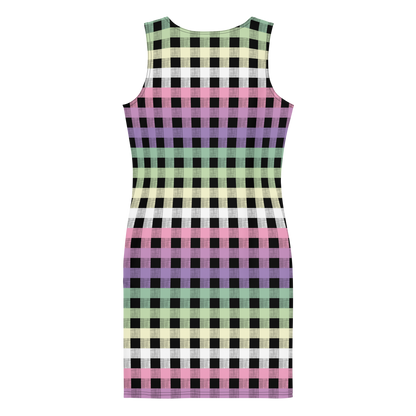 Genderfae Flannel Bodycon dress