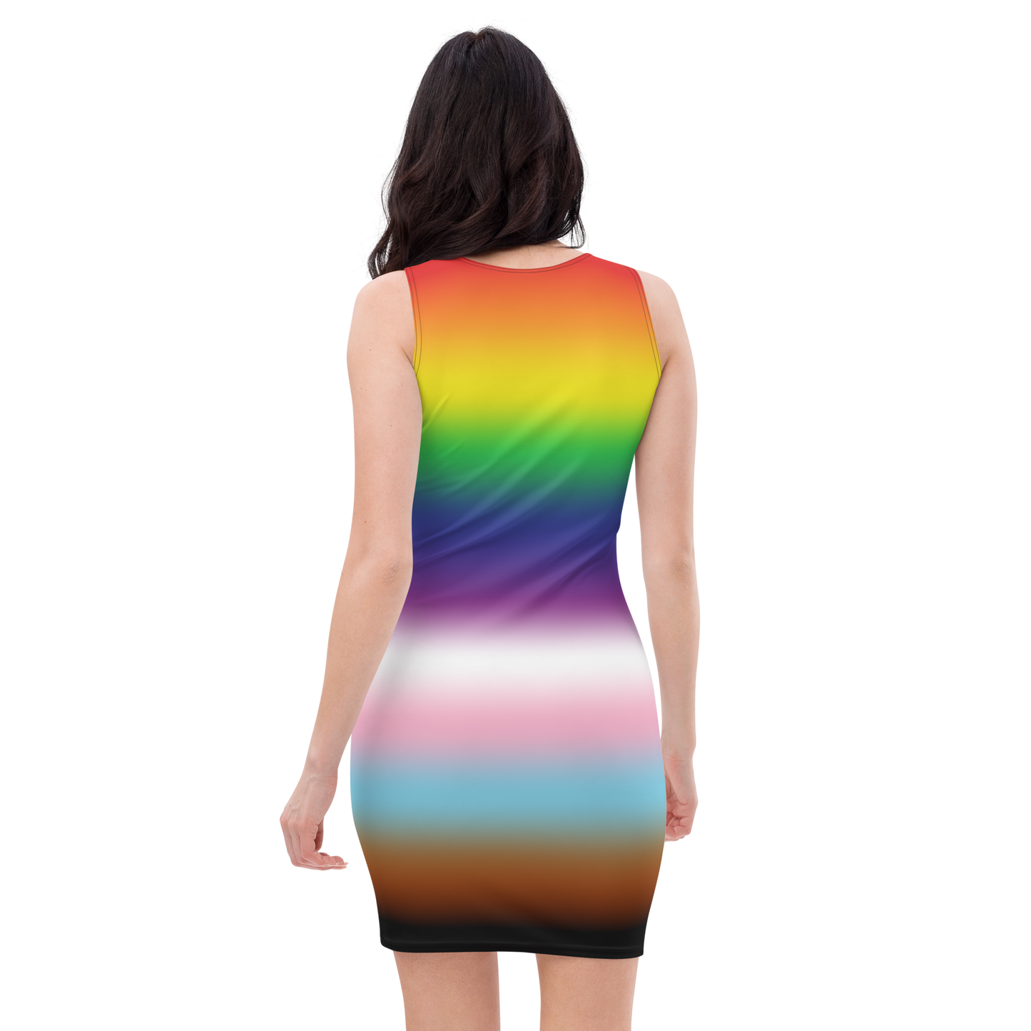 Rainbow Pride Gradient Bodycon dress