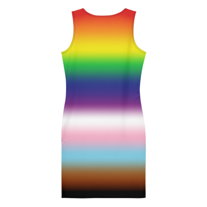 Rainbow Pride Gradient Bodycon dress