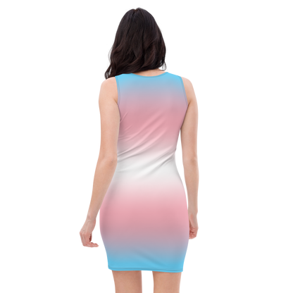 Trans Pride Gradient Bodycon dress