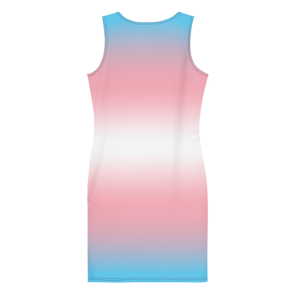 Trans Pride Gradient Bodycon dress