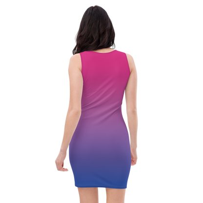 Bi Pride Gradient Bodycon dress