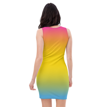 Pan Pride Gradient Bodycon dress