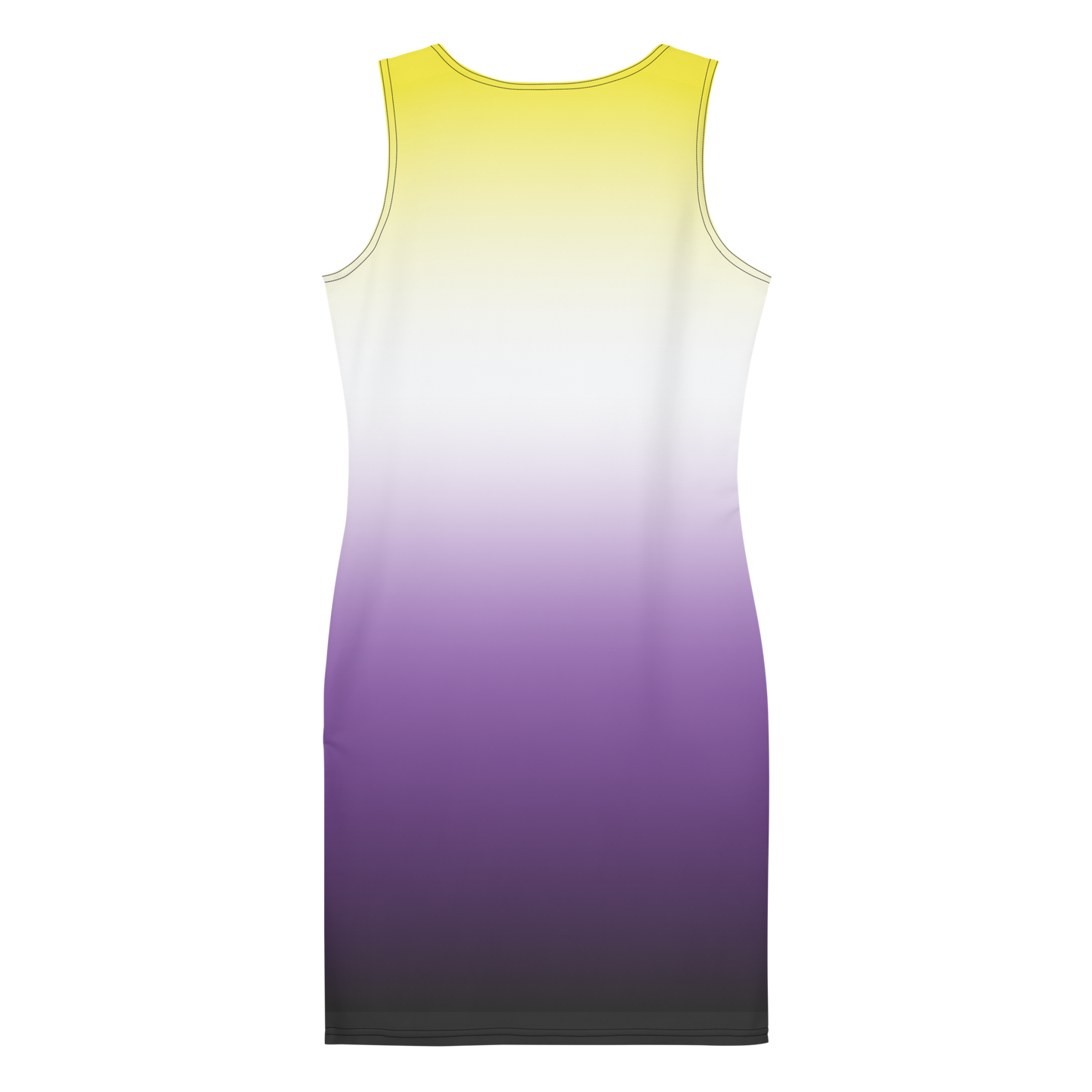 Enby Pride Gradient Bodycon dress