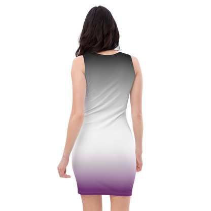 Ace Pride Gradient Bodycon dress