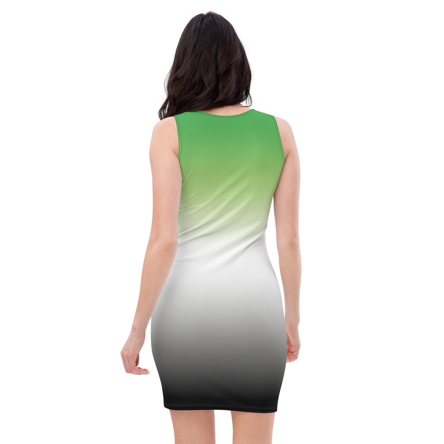 Aro Pride Gradient Bodycon dress