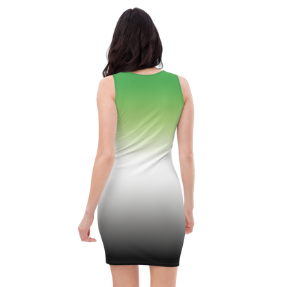 Aro Pride Gradient Bodycon dress