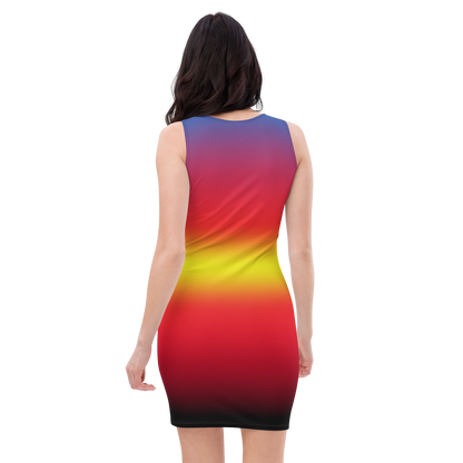 Poly Pride Gradient Bodycon dress