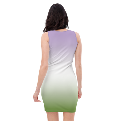 Genderqueer Pride Gradient Bodycon dress