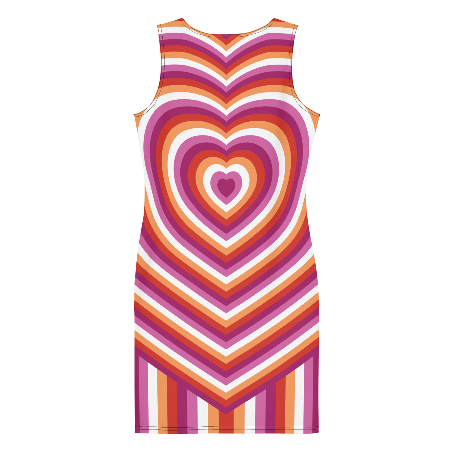 Lesbian Hearts Bodycon dress