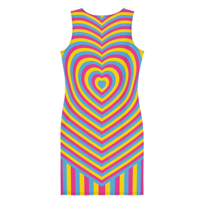 Pan Hearts Bodycon dress