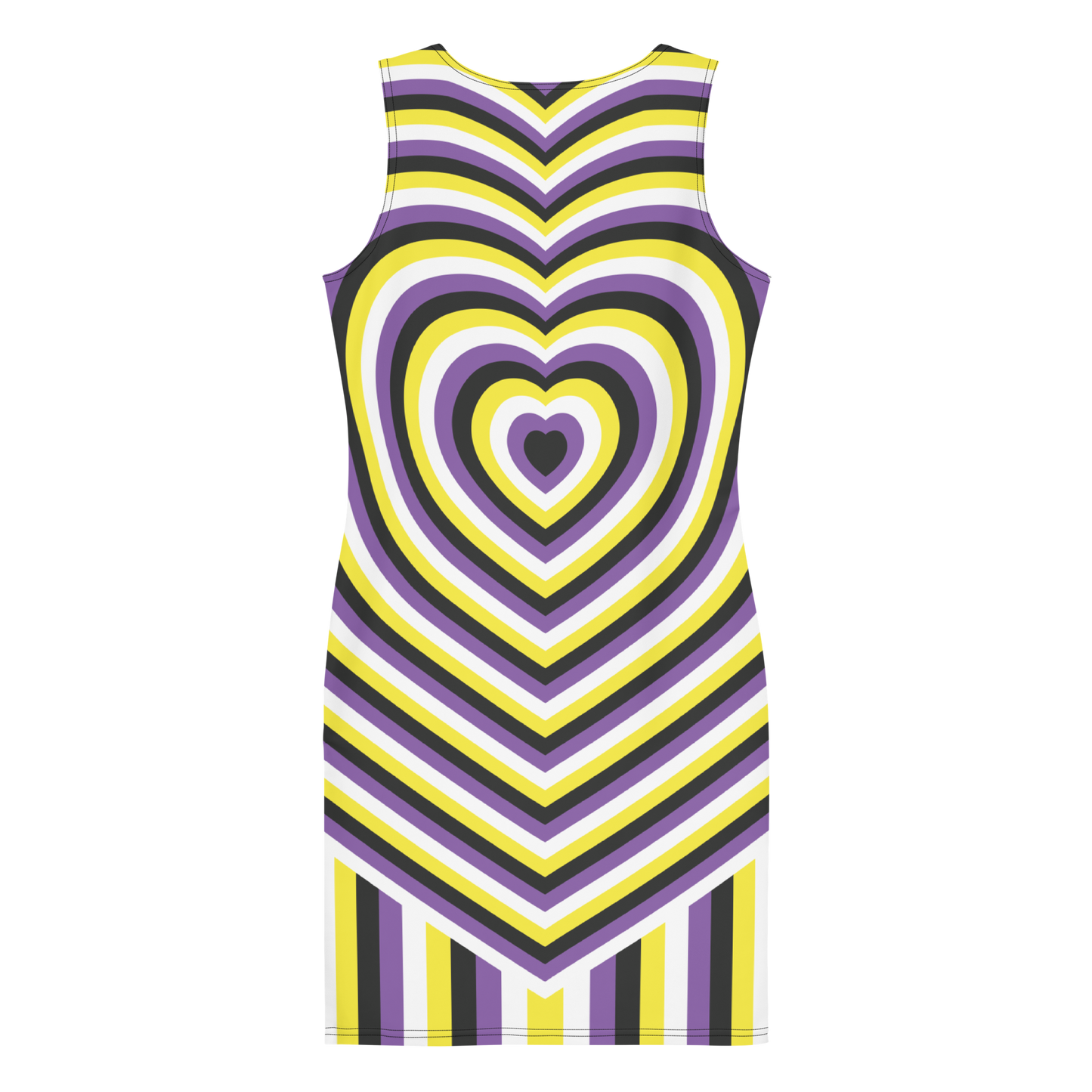 Enby Hearts Bodycon dress