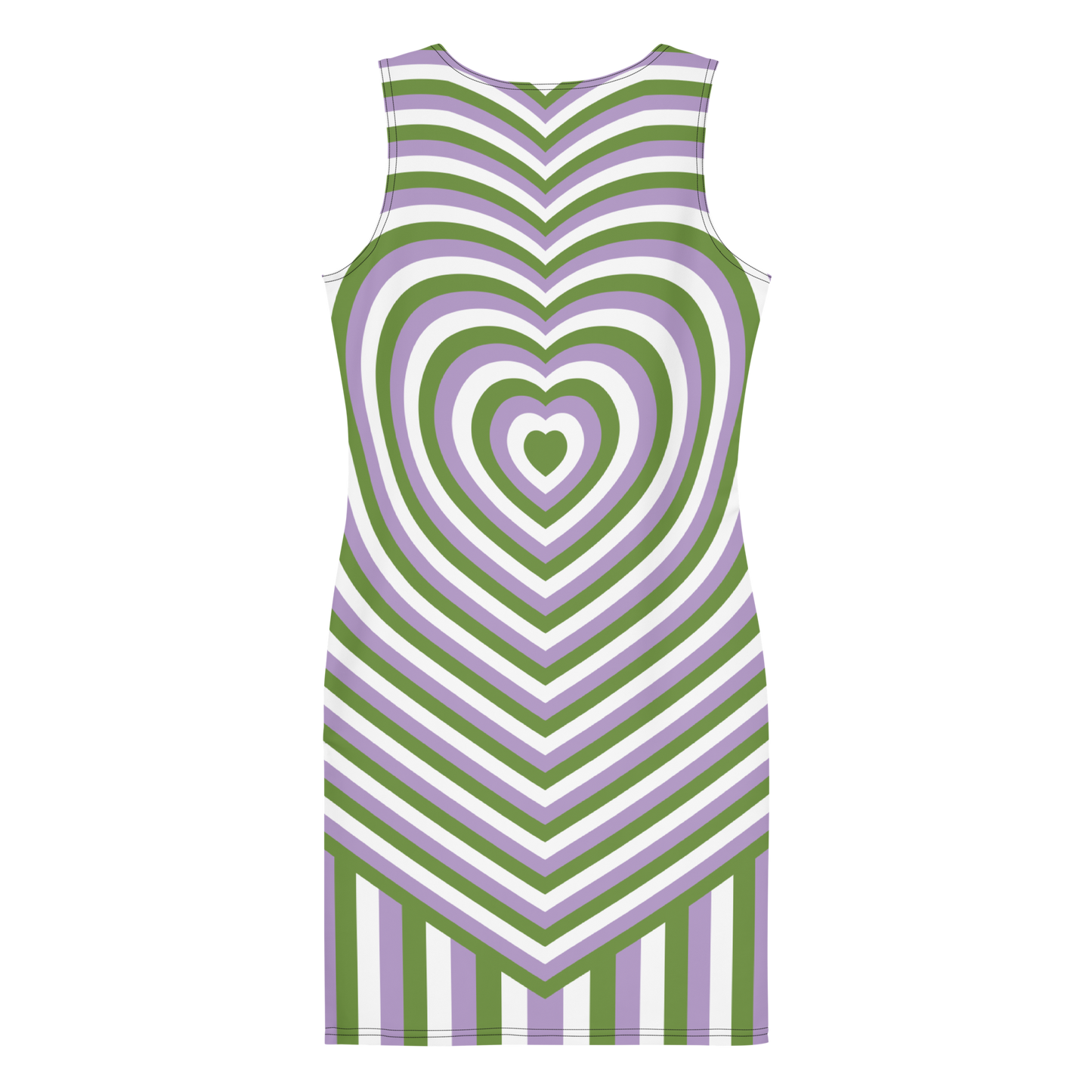 Genderqueer Hearts Bodycon dress